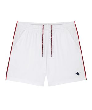 7" Tipped Court Short - White |  Red |  Navy Tipping