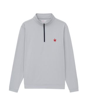 Greenwich Quarter Zip - Cloud Heather