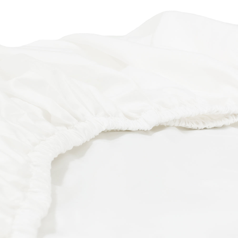 400 Thread Count 4 Piece White Sheet Set