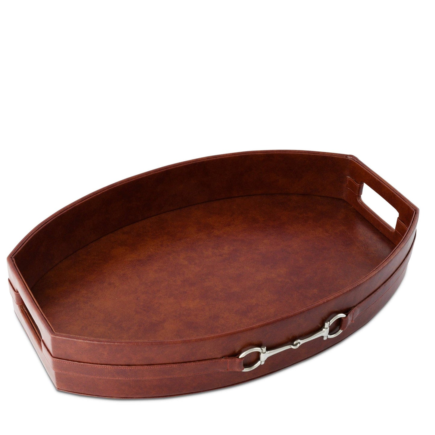 Equestrian Horse Bit Leather Tray