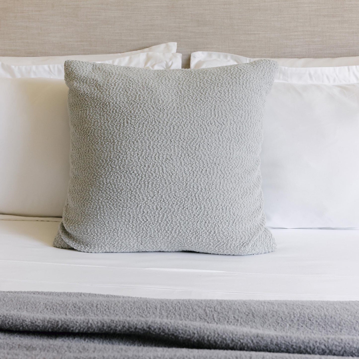 Boucle Nylon Poly Blend Decorative Pillow