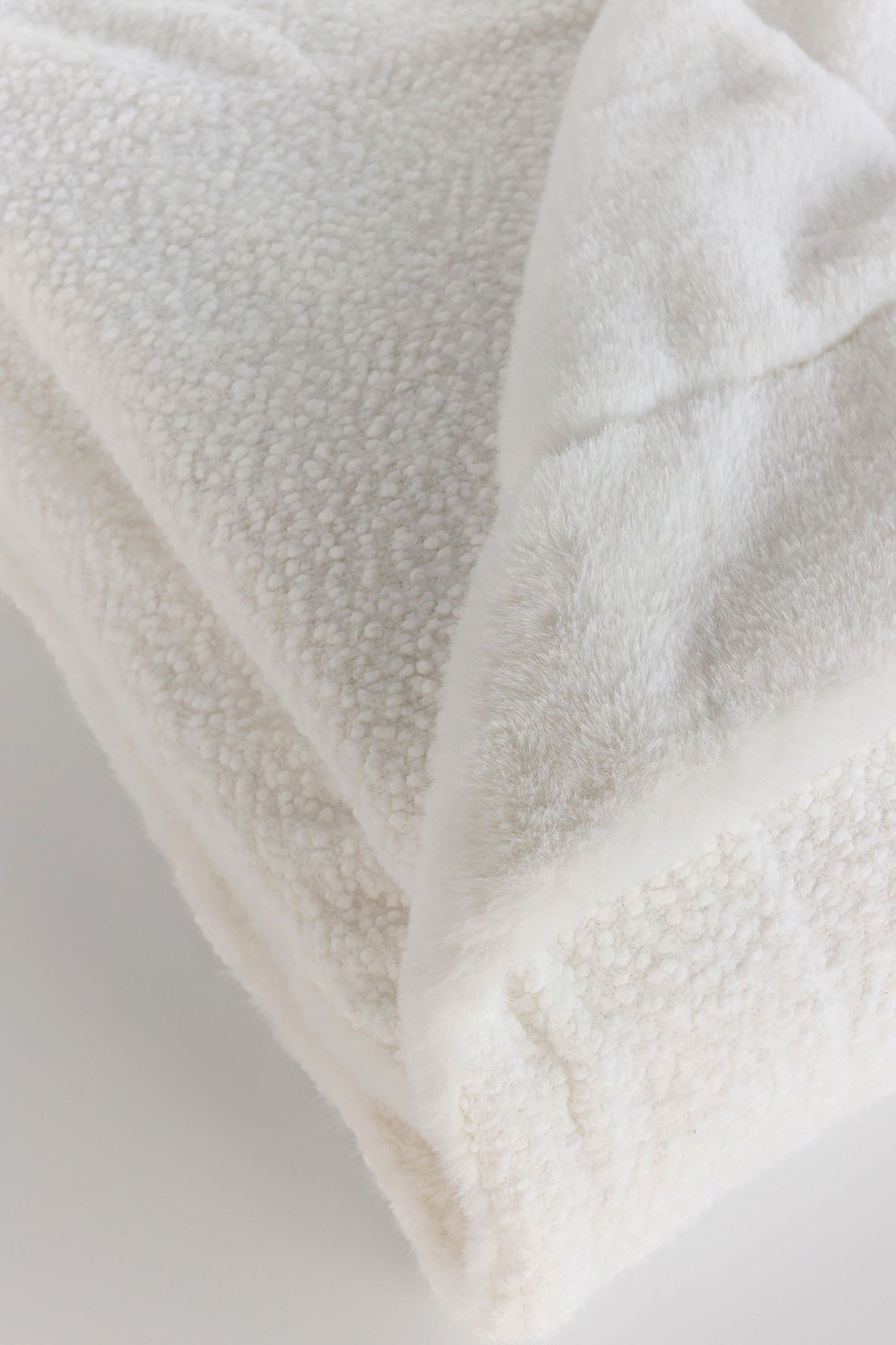 Boucle Nylon Poly Blend Throw Blanket 50x60