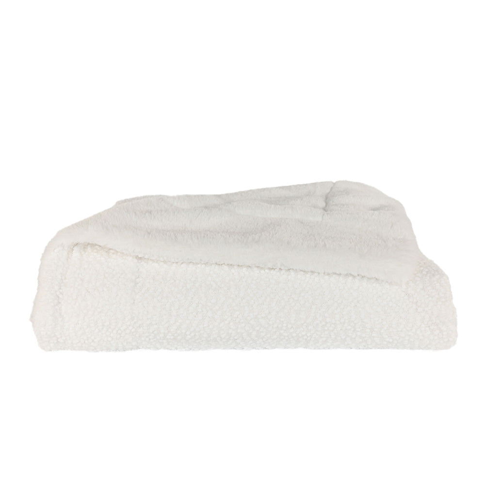 Boucle Nylon Poly Blend Throw Blanket 50x60