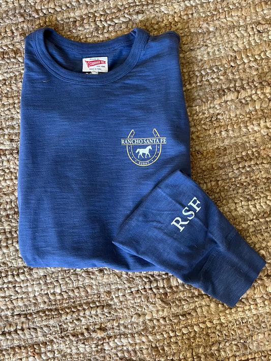 Rancho Santa Fe Blue Long Sleeve t-shirt by Standard Rec