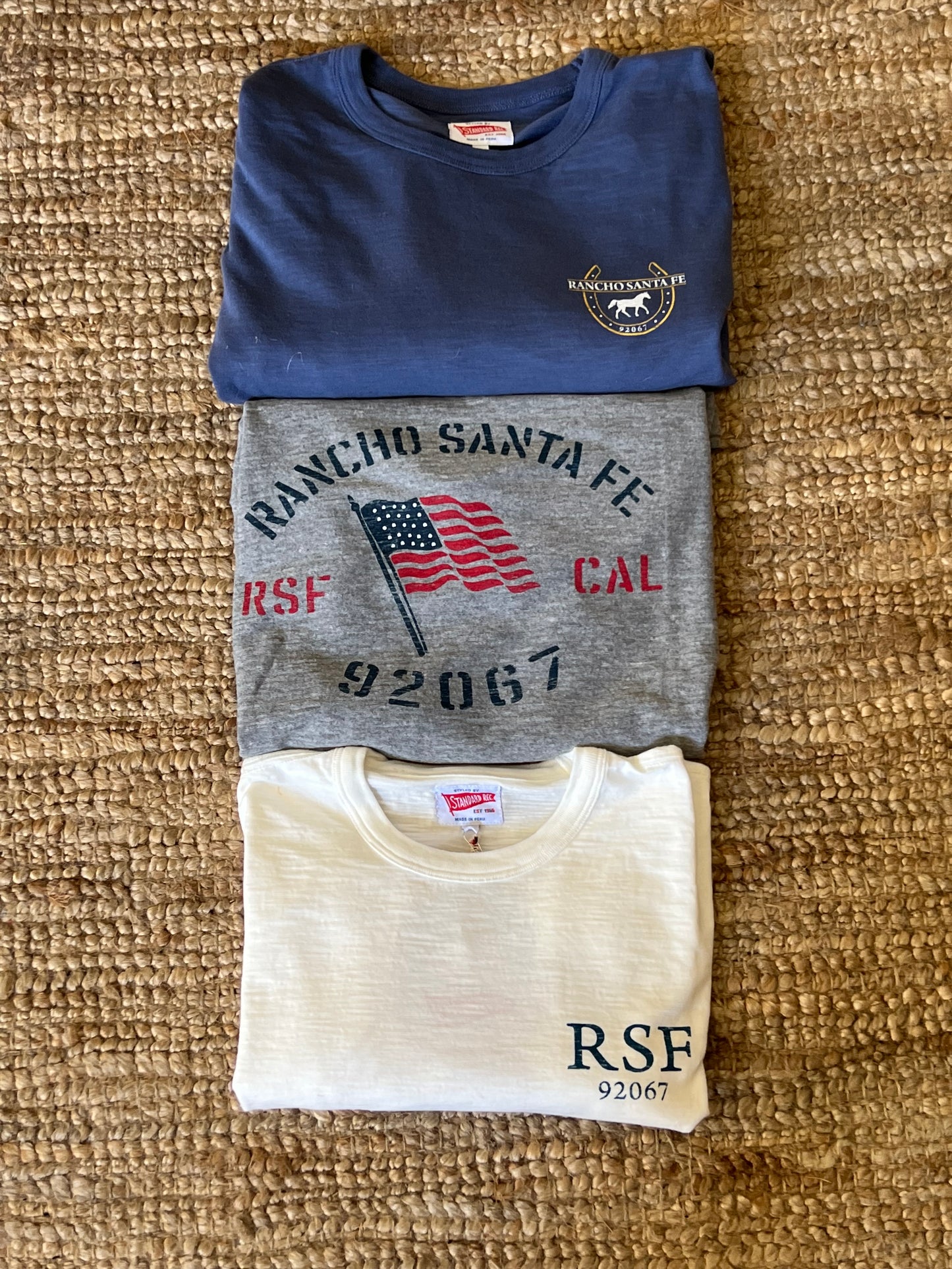 Rancho Santa Fe white Short Sleeve t-shirt by Standard Rec