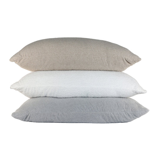 Boucle Nylon Poly Blend Lounge Pillow 28x36